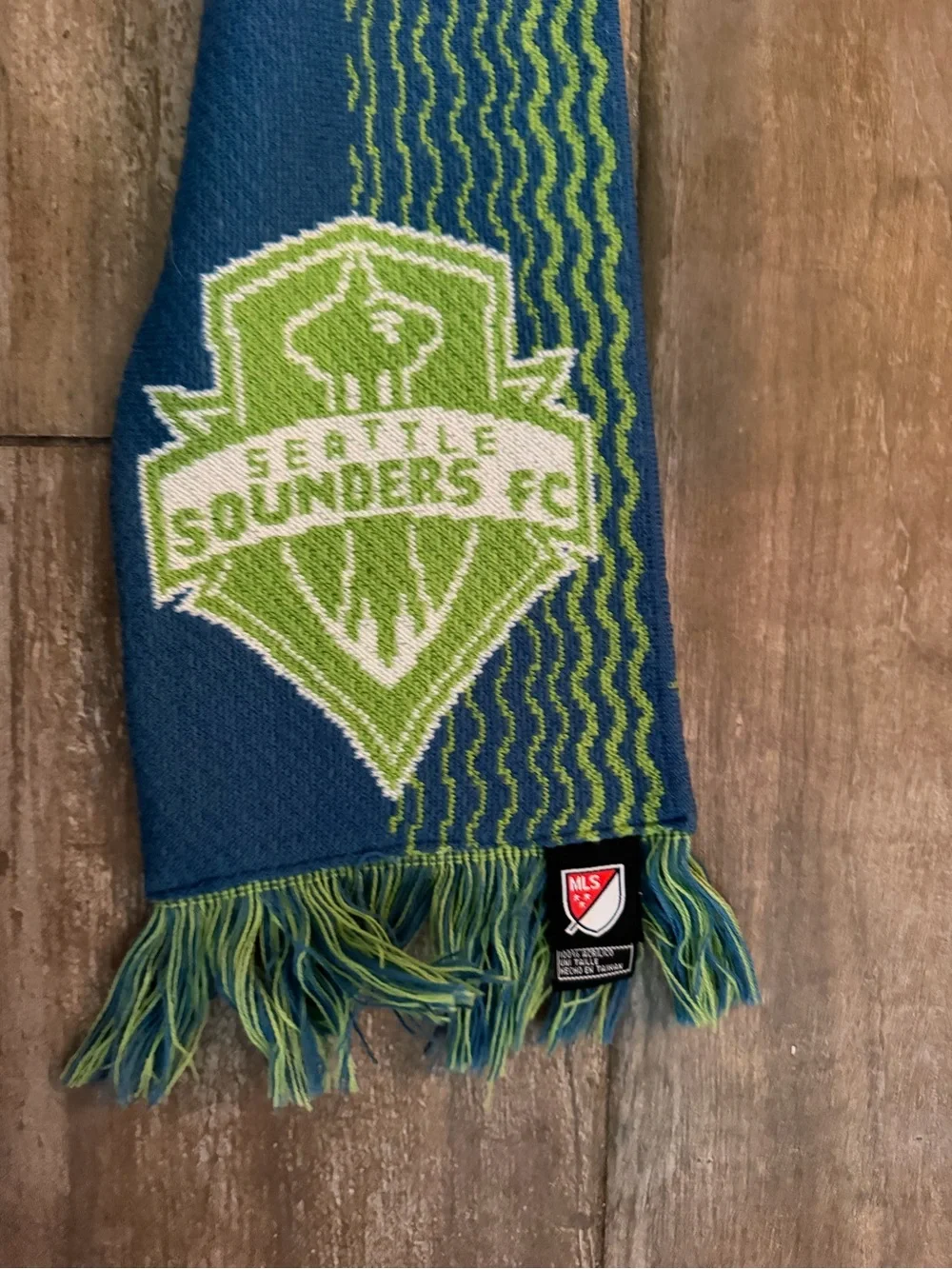 Seattle Sounders FC Eternal Blue Forever Green MLS Soccer Scarf 💚💙⚽